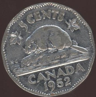 1952 Canadian 5C - Fine to EF