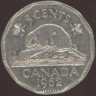 1962 Canadian 5C - Fine to EF