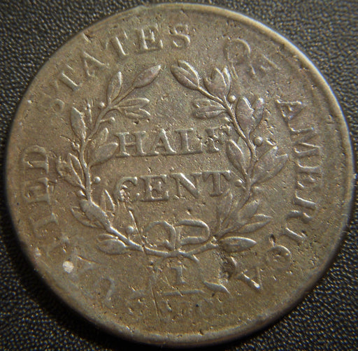 1806 Half Cent - Small 6 No Stems Net Fine