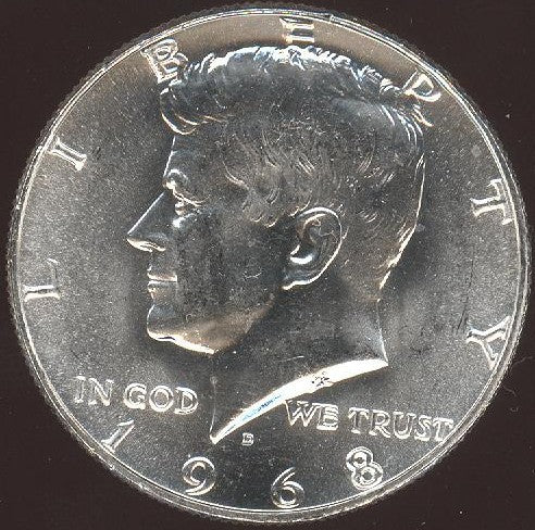 1968-D Kennedy Half Dollar - Mint State