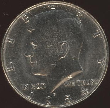 1984-P Kennedy Half Dollar - Uncirculated