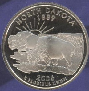 2006-S North Dakota Quarter - Clad Proof