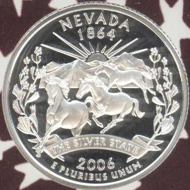 2006-S Nevada Quarter - Silver Proof