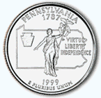 1999-P Pennsylvania Quarter - Unc.