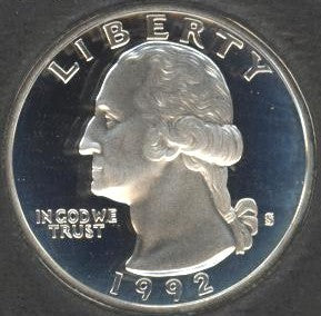 1992-S Washington Quarter - Silver Proof