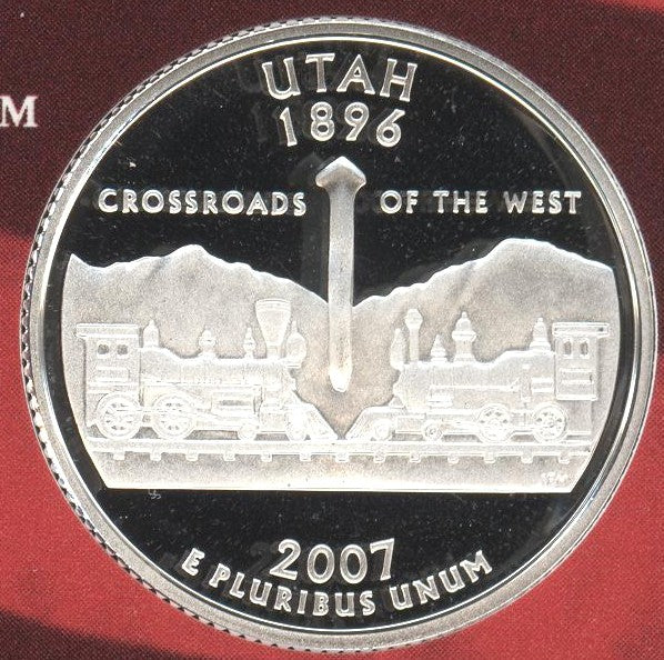 2007-S Utah Quarter - Silver Proof