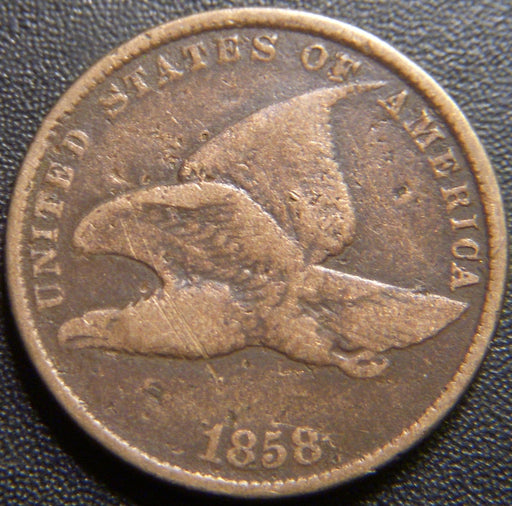 1858 Flying Eagle Cent - Small Letter Very Good