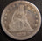 1876-S Seated Quarter - Very Good