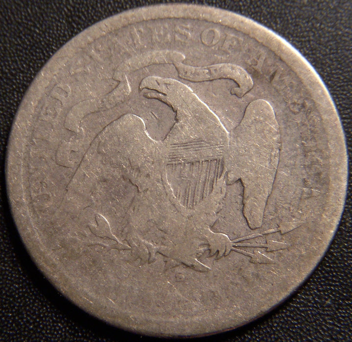 1876-S Seated Quarter - Very Good