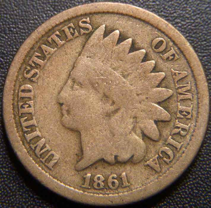 1861 Indian Head Cent - Good