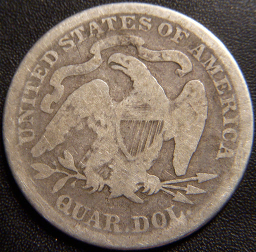 1891 Seated Quarter - Very Good