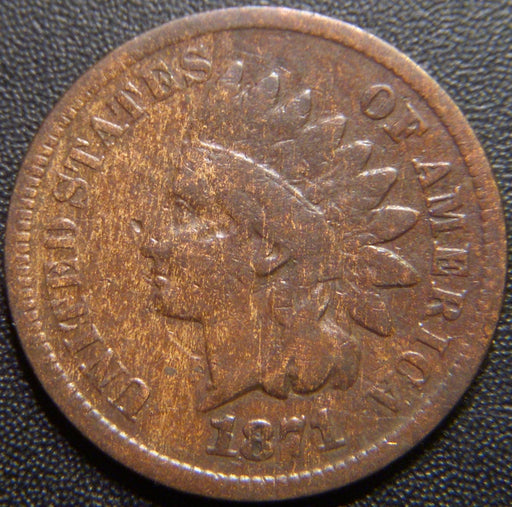 1871 Indian Head Cent - Good