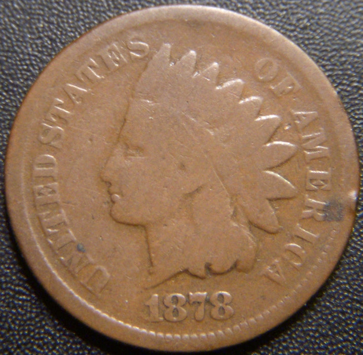 1878 Indian Head Cent - Good