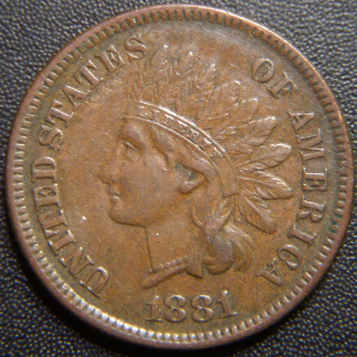 1881 Indian Head Cent - Extra Fine