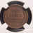 1922 Lincoln Cent - No D Strong Reverse NGC Fine Details Cleaned