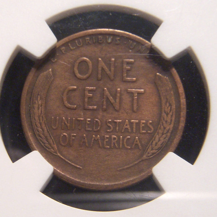 1922 Lincoln Cent - No D Strong Reverse NGC Fine Details Cleaned