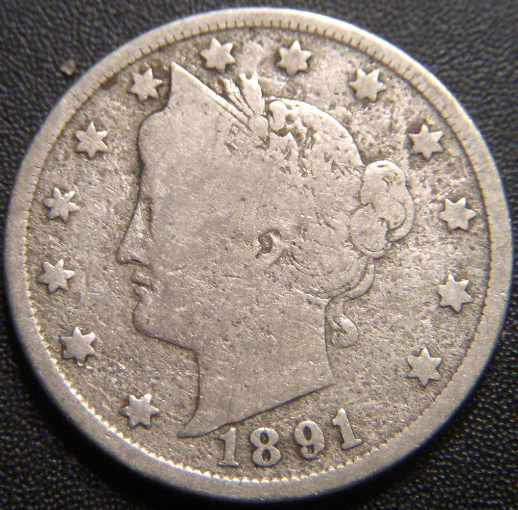 1891 Liberty Nickel - Very Good