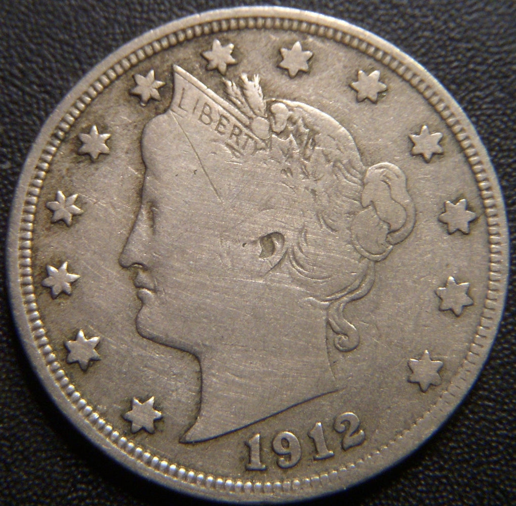 1912-S Liberty Nickel - Fine