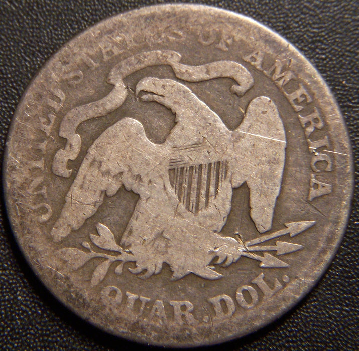 1876 Seated Quarter - Very Good