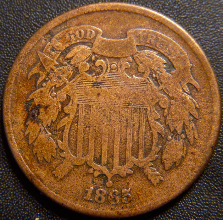 1865 Two Cent - Good