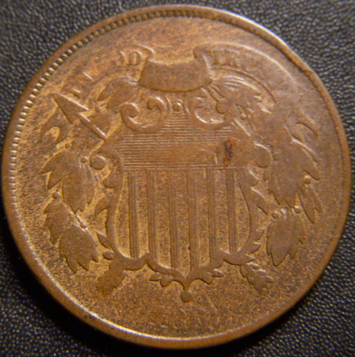 1868 Two Cent - Very Good