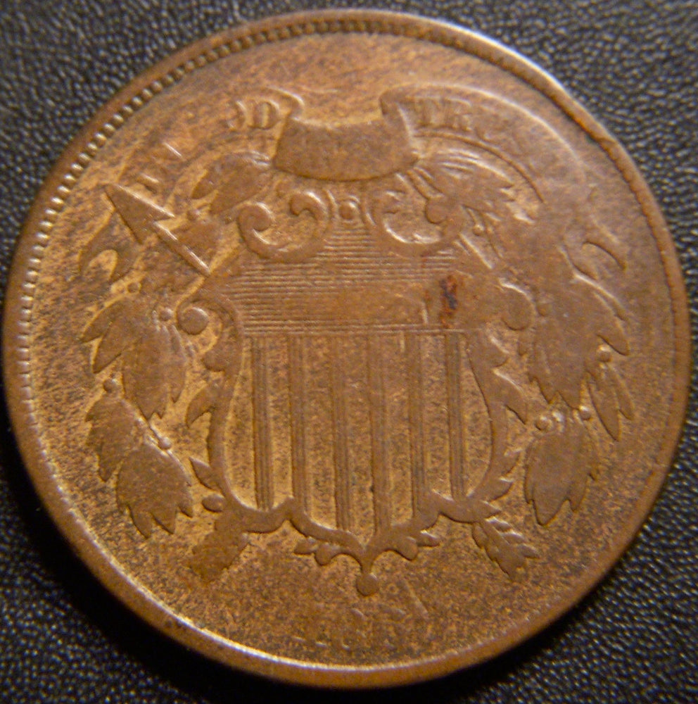 1868 Two Cent - Very Good