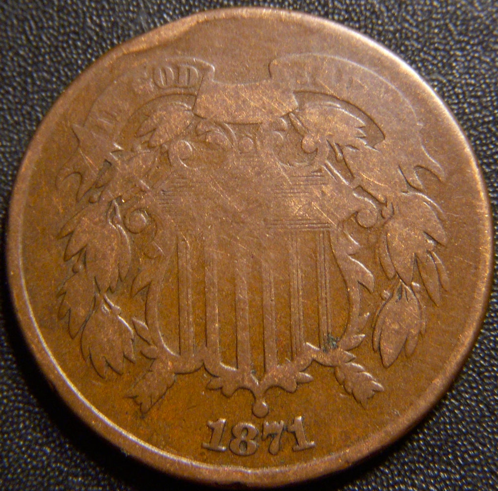 1871 Two Cent - Good