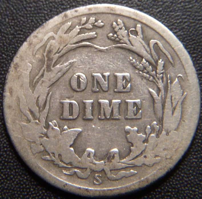 1913-S Barber Dime - Good