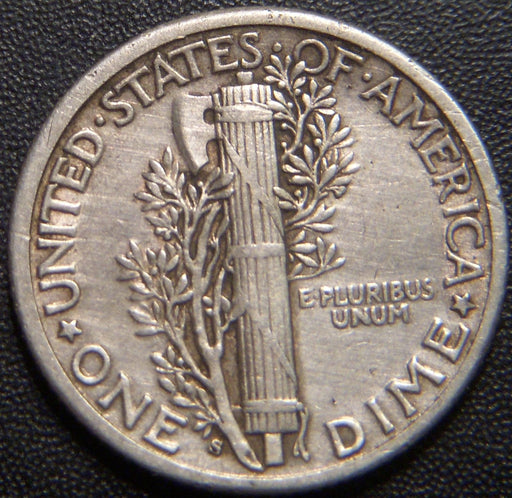 1916-S Mercury Dime - Very Fine