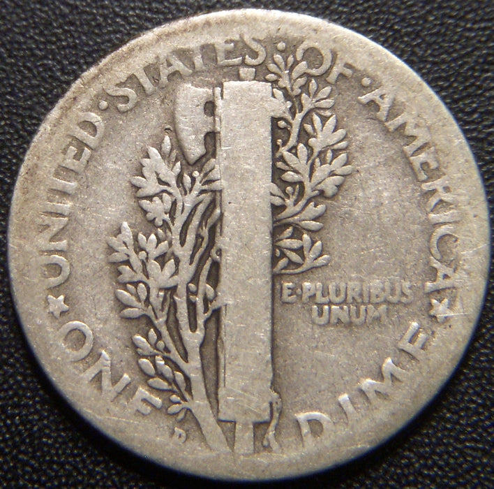 1921-D Mercury Dime - Good