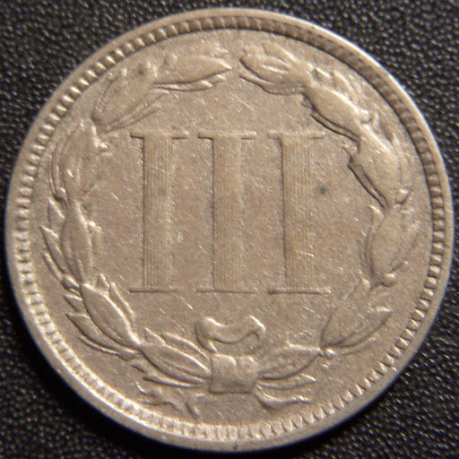 1875 Three Cent - Fine