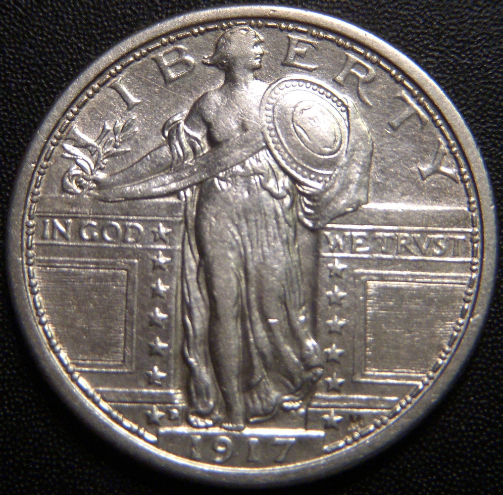 1917-D T1 Standing Quarter - AU
