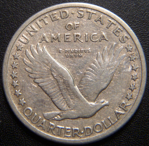 1917-S T1 Standing Quarter - Very Fine