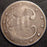 1852 Silver Three Cent - Good