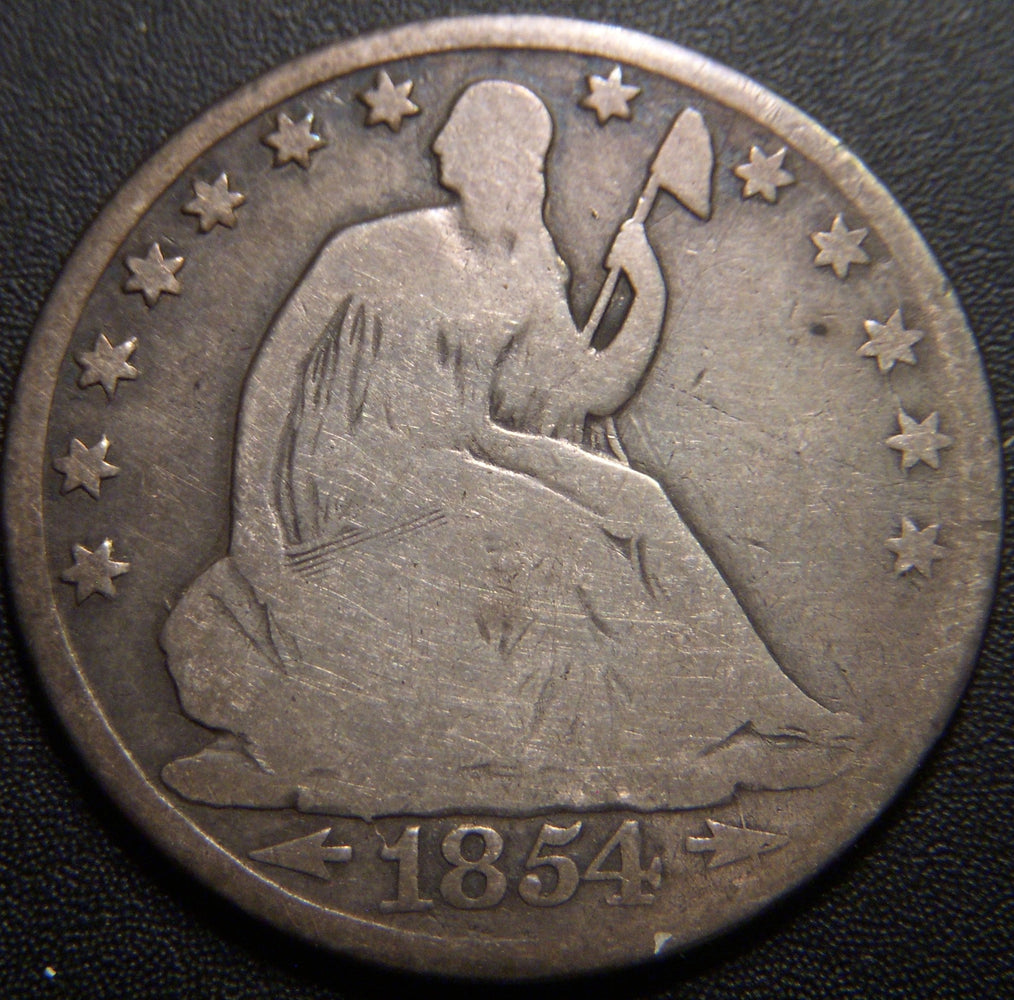 1854-O Seated Half Dollar - Good