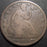 1873 Seated Half Dollar - Arrows Good