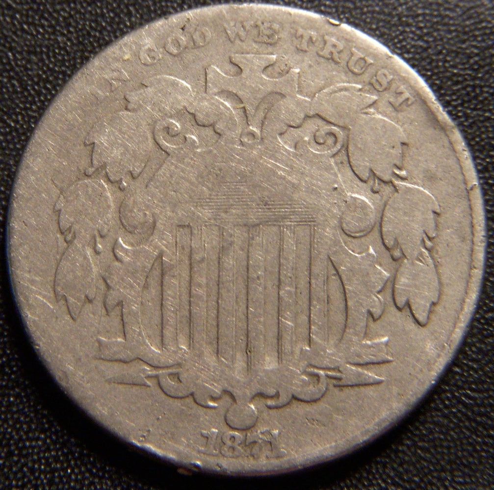 1871 Shield Nickel - Good