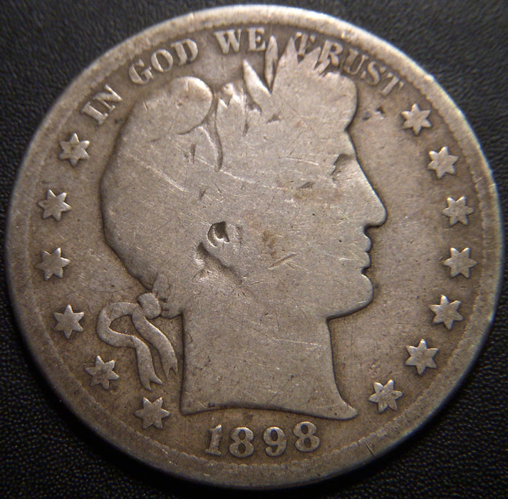 1898-S Barber Half Dollar - Good