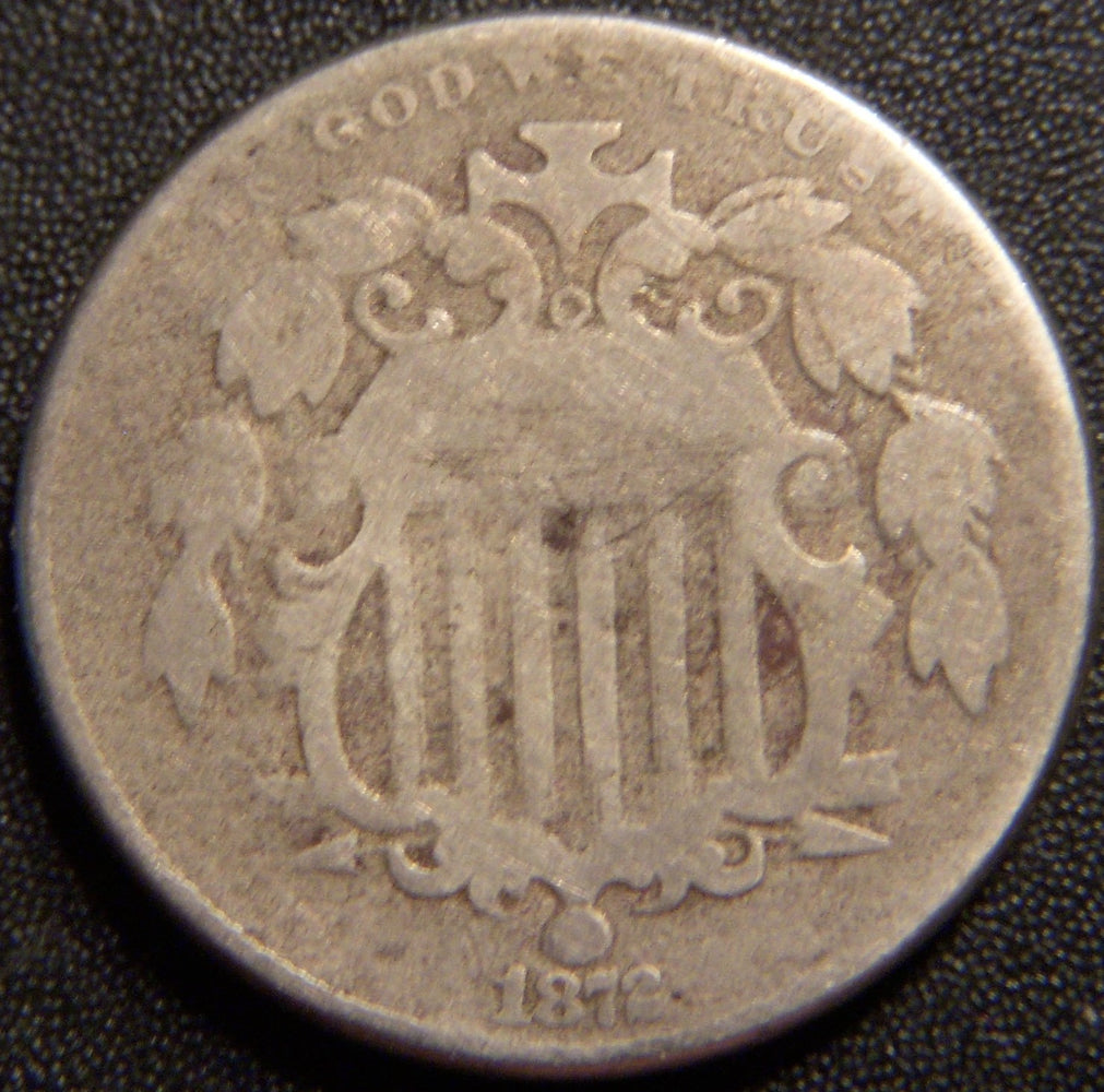 1872 Shield Nickel - Good