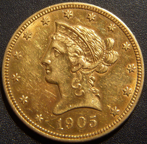 1905 $10 Gold Piece - Extra Fine