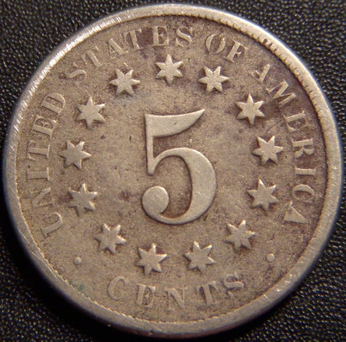 1872 Shield Nickel - Good