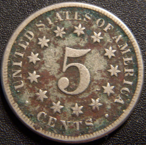 1873 Shield Nickel - Open 3 Fine