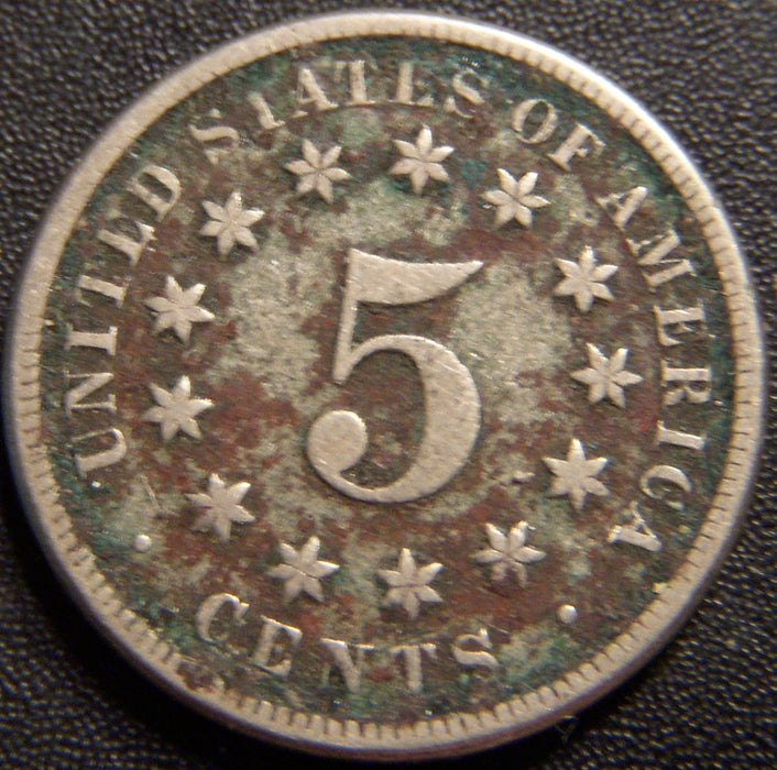 1873 Shield Nickel - Open 3 Fine