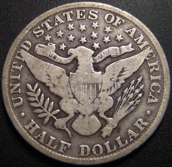 1902 Barber Half Dollar - Very Good