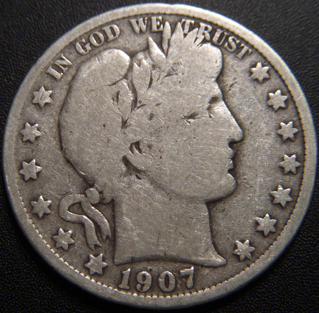 1907-O Barber Half Dollar - Good