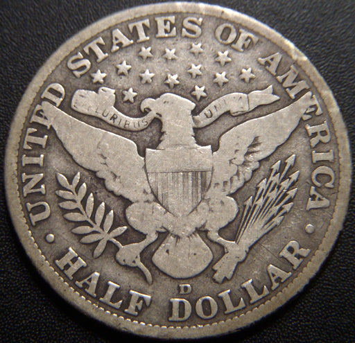 1913-D Barber Half Dollar - Good