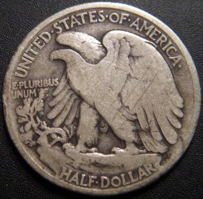 1916 Walking Half Dollar - Good