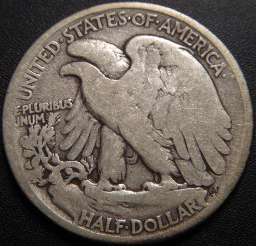 1916-D Walking Half Dollar - Good
