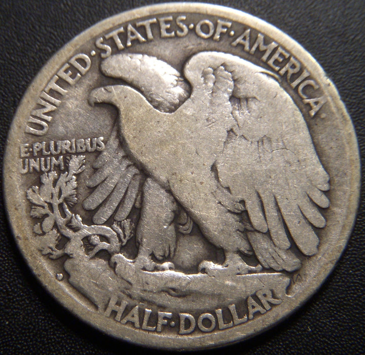 1917-D Reverse Walking Half Dollar - Good