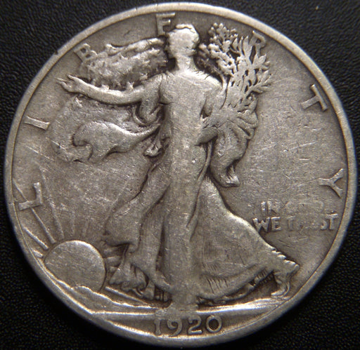1920-S Walking Half Dollar - Fine